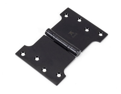 From The Anvil Black 4 Inch x 4 Inch x 6 Inch Parliament Hinge (pair) ss