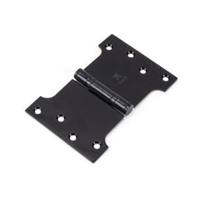 From The Anvil Black 4 Inch x 4 Inch x 6 Inch Parliament Hinge (pair) ss
