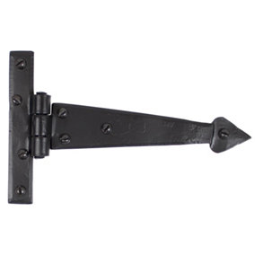 From The Anvil Black 6 Inch Arrow Head T Hinge (pair)