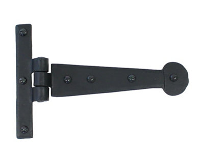 From The Anvil Black 6 Inch Penny End T Hinge (pair)