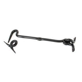 From The Anvil Black 8 Inch Forged Cabin Hook