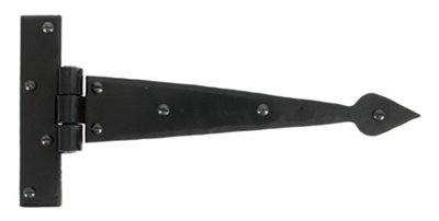 From The Anvil Black 9 Inch Arrow Head T Hinge (pair)