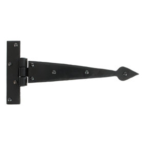From The Anvil Black 9 Inch Arrow Head T Hinge (pair)