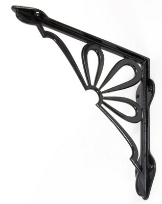 From The Anvil Black 9 Inch x 9'' Flower Shelf Bracket