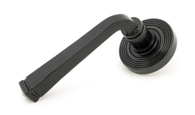 From The Anvil Black Avon Round Lever on Rose Set (Beehive) - Unsprung