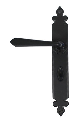 From The Anvil Black Cromwell Lever Bathroom Set