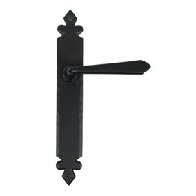 From The Anvil Black Cromwell Lever Latch Set
