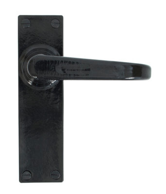 From The Anvil Black Deluxe Lever Latch Set