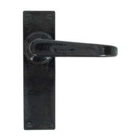 From The Anvil Black Deluxe Lever Latch Set