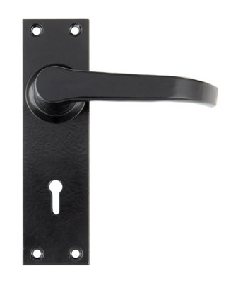 From The Anvil Black Deluxe Lever Lock Set