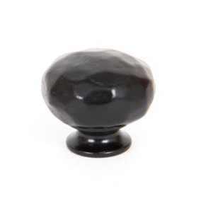 From The Anvil Black Elan Cabinet Knob - Small