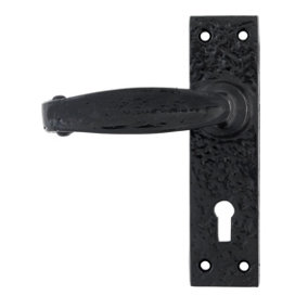 From The Anvil Black Lever Lock Set