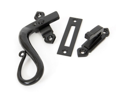 From The Anvil Black Locking Shepherd's Crook Fastener - LH