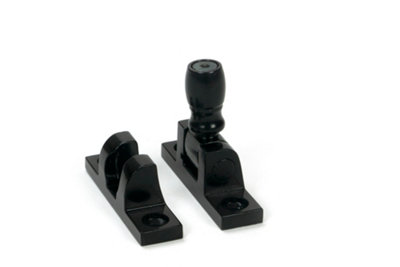 From The Anvil Black Mushroom Brighton Fastener - Narrow (Square)