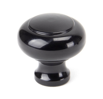 From The Anvil Black Regency Cabinet Knob - Large