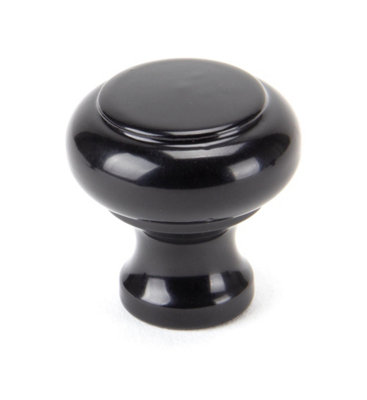 From The Anvil Black Regency Cabinet Knob - Small