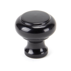 From The Anvil Black Regency Cabinet Knob - Small