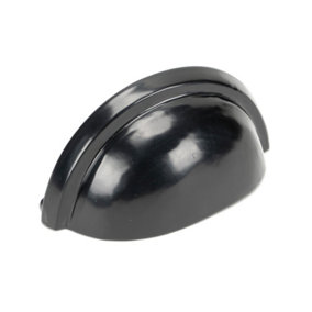 From The Anvil Black Regency Concealed Drawer Pull