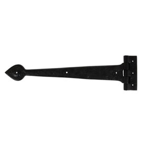 From The Anvil Black Textured 16 Inch Cast T Hinge (pair)