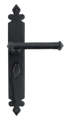 From The Anvil Black Tudor Lever Bathroom Set