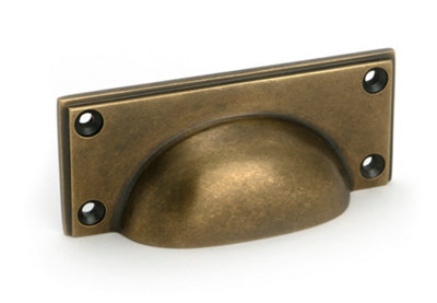 From The Anvil Burnished Brass Art Deco Drawer Pull