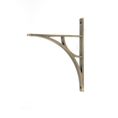 From The Anvil Burnished Brass Tyne Shelf Bracket (260mm x 200mm)