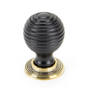 From The Anvil Ebony and AB Beehive Cabinet Knob 38mm