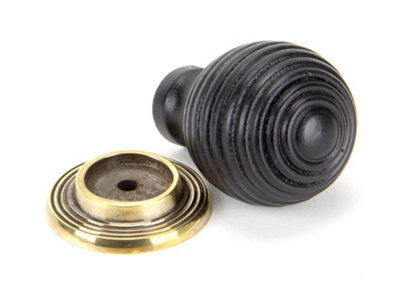 From The Anvil Ebony and AB Beehive Cabinet Knob 38mm