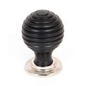 From The Anvil Ebony and PN Beehive Cabinet Knob 35mm