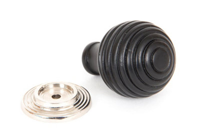 From The Anvil Ebony and PN Beehive Cabinet Knob 35mm