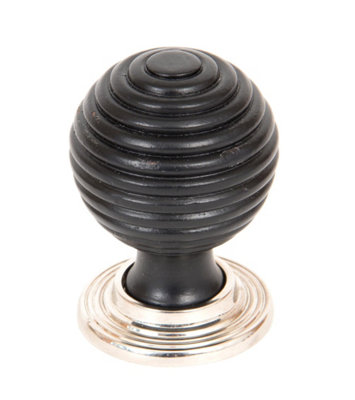 From The Anvil Ebony and PN Beehive Cabinet Knob 38mm