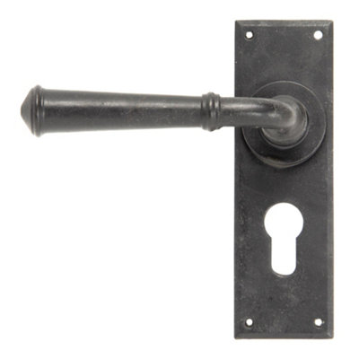 From The Anvil External Beeswax Regency Lever Euro Lock Set