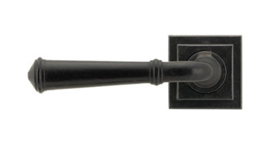 From The Anvil External Beeswax Regency Lever on Rose Set (Square) - Unsprung