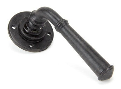 From The Anvil External Beeswax Regency Lever on Rose Set