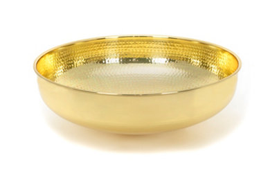 From The Anvil Hammered Brass Round Sink