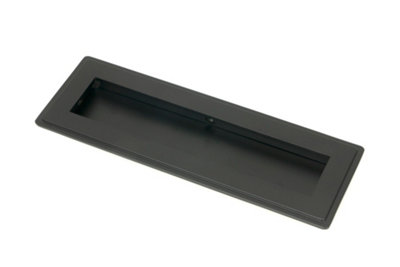 From The Anvil Matt Black 175mm Art Deco Rectangular Pull