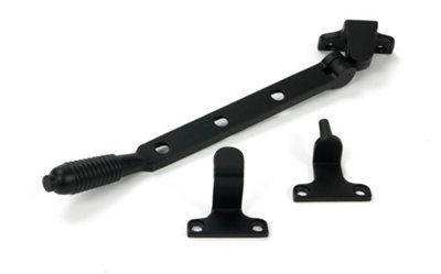 From The Anvil Matt Black 8" Reeded Stay (Steel Window)
