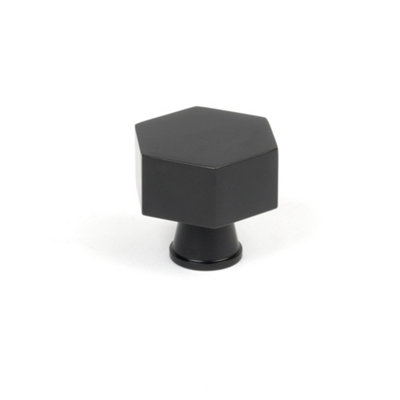 From The Anvil Matt Black Kahlo Cabinet Knob - 38mm