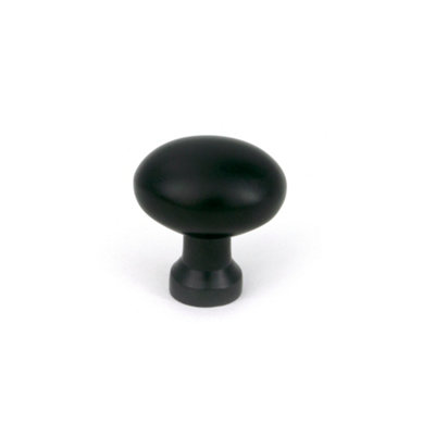 From The Anvil Matt Black Moore Cabinet Knob - 25mm