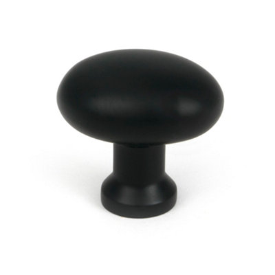 From The Anvil Matt Black Moore Cabinet Knob - 38mm