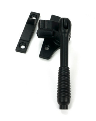 From The Anvil Matt Black Night-Vent Locking Reeded Fastener (Steel Window)
