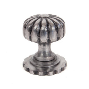 From The Anvil Natural Smooth Flower Cabinet Knob - Small