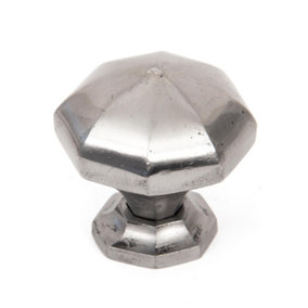 From The Anvil Natural Smooth Octagonal Cabinet Knob - Large