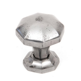 From The Anvil Natural Smooth Octagonal Cabinet Knob - Small