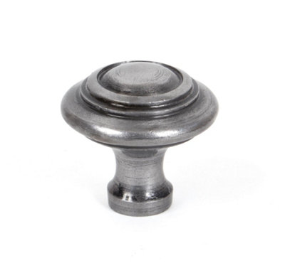 From The Anvil Natural Smooth Ringed Cabinet Knob - Large