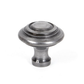 From The Anvil Natural Smooth Ringed Cabinet Knob - Large