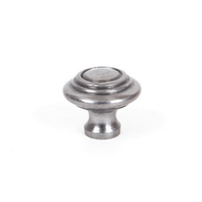 From The Anvil Natural Smooth Ringed Cabinet Knob - Small