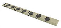 From The Anvil Olive Green Cottage Coat Rack