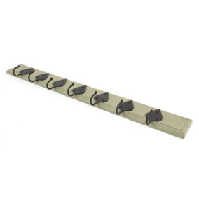 From The Anvil Olive Green Cottage Coat Rack