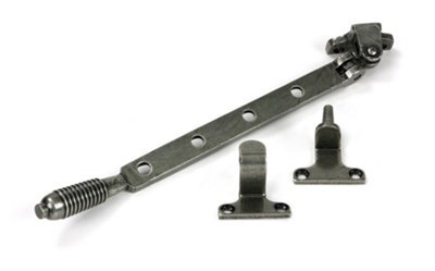 From The Anvil Pewter 10" Reeded Stay (Steel Window)
